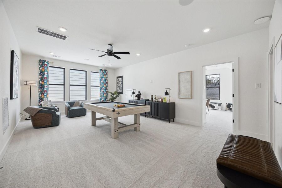Furnished interior view inside a new home in Caywood Place, Houston (Image 13).