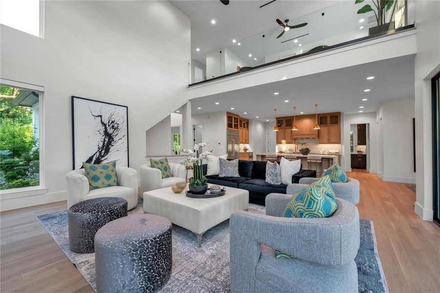 Furnished interior view inside a new home in , Dallas (Image 7).