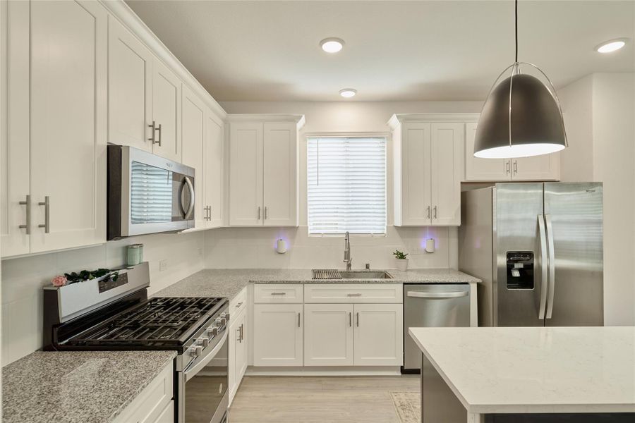 Furnished interior view inside a new home in The Pines At Seven Coves, Willis (Image 33).
