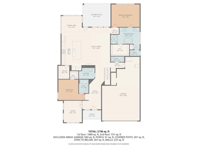 Look of size of that garage! This house has tons of storage.