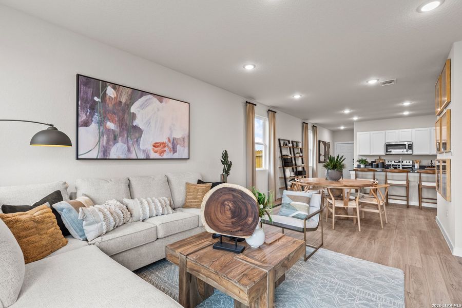 Furnished interior view inside a new home in Park Place, New Braunfels (Image 18).