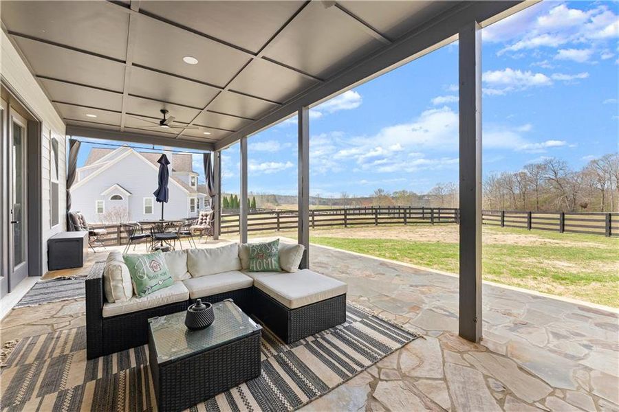 Exterior details and patio area of a home in , Dawsonville (Image 22).