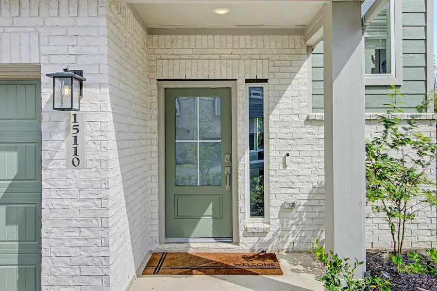 Exterior details and patio area of a home in , Cypress (Image 3).