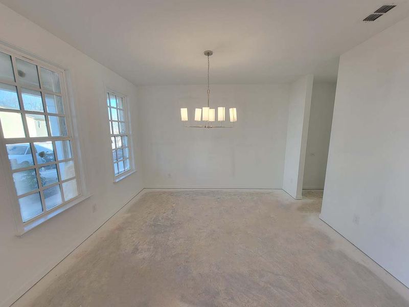 Dining Room Construction Progress