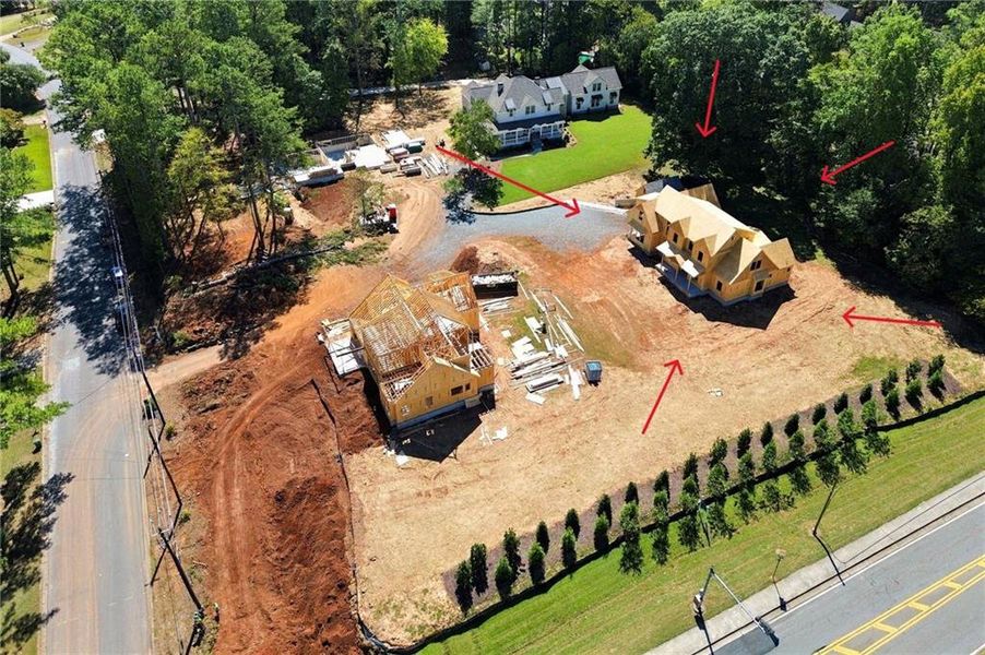 Site preparation for new homesites in , Marietta (Image 8).