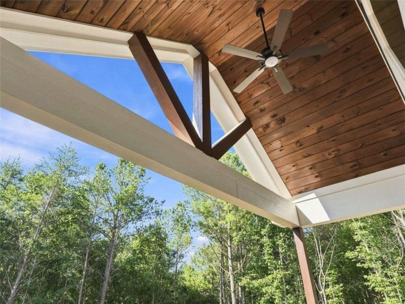 Exterior details and patio area of a home in , Talking Rock (Image 29).