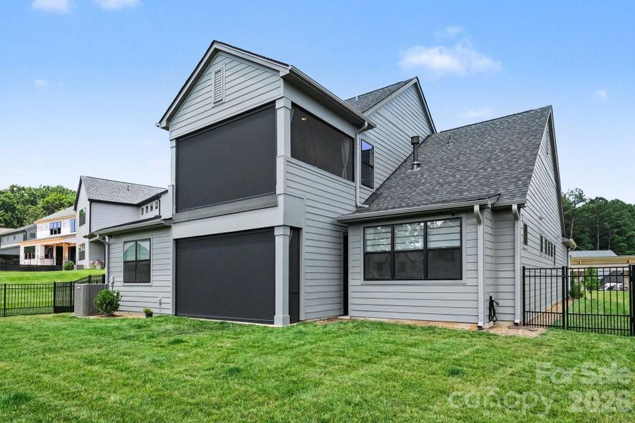 Front exterior of a new home in , Huntersville, NC, highlighting curb appeal (Image 1). Front exterior of a new home in , Huntersville, NC, highlighting curb appeal (Image 1).