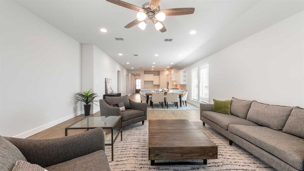 Furnished interior view inside a new home in Ventana, Fort Worth (Image 6).
