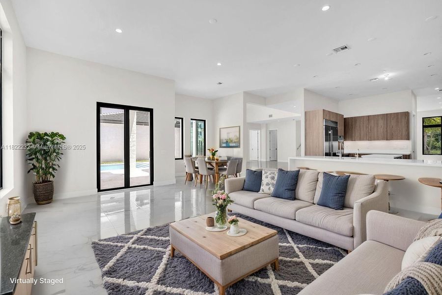 Furnished interior view inside a new home in , Hollywood (Image 14).