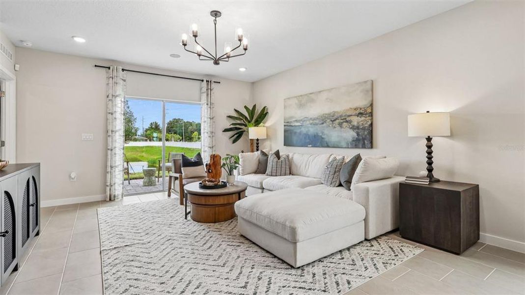 Furnished interior view inside a new home in Liberty Trace, Haines City (Image 7).