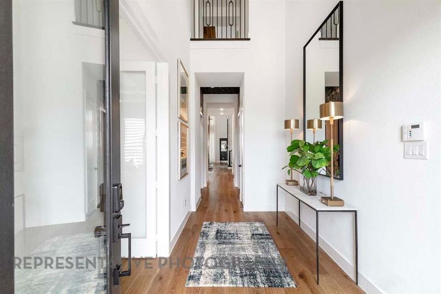 Furnished interior view inside a new home in Star Trail, Prosper (Image 17).