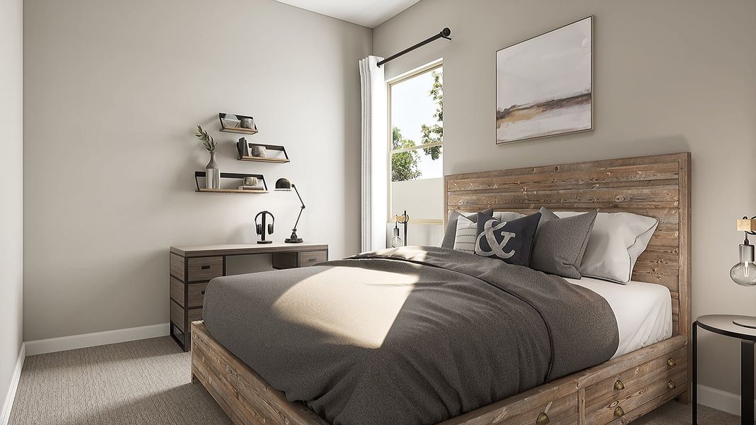 Furnished interior view inside a new home in Arietta at Soleo, San Tan Valley (Image 11).