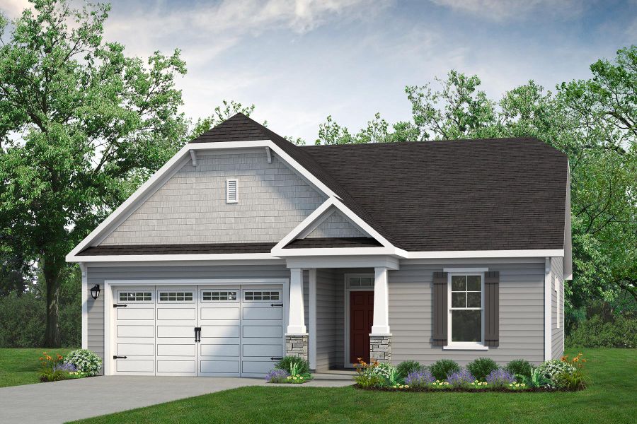 Front exterior of a home in the The Willows community, located in Loris, SC (Image 9).