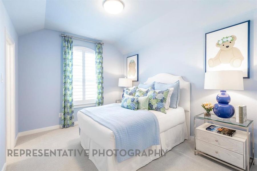 Furnished interior view inside a new home in Mosaic: 40ft. lots, Celina (Image 15).