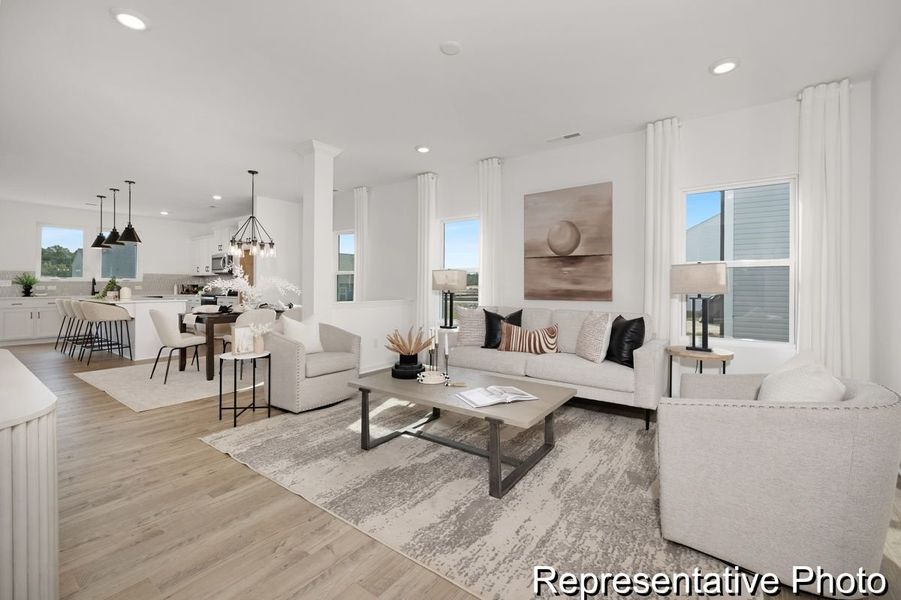 Furnished interior view inside a new home in Edgewater - The Cottages, Lancaster (Image 9).