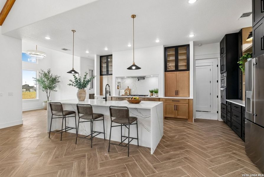 Furnished interior view inside a new home in , La Vernia (Image 36).