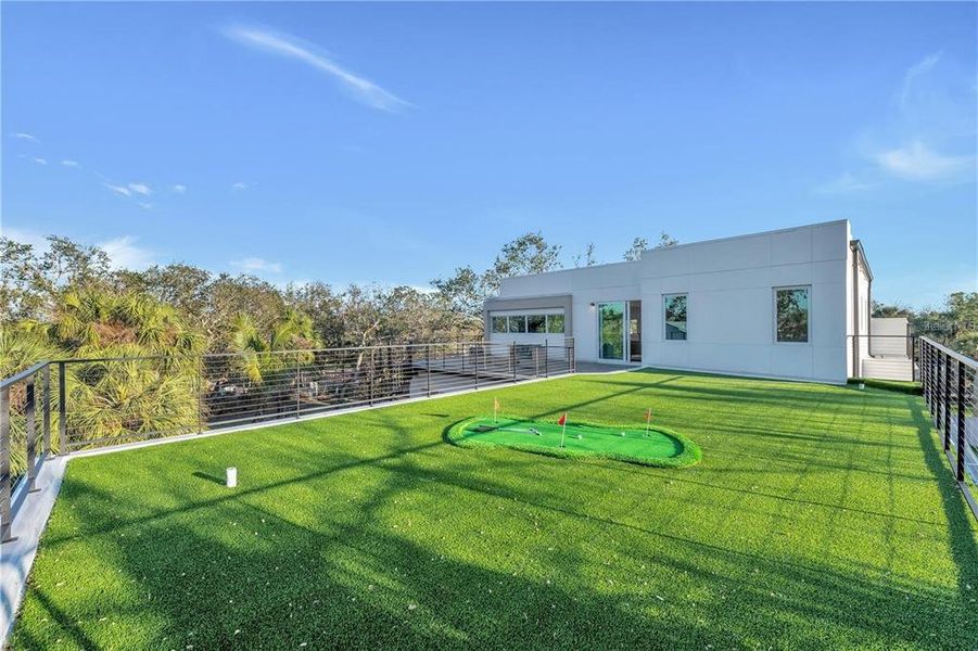 Exterior details and patio area of a home in , Sarasota (Image 39).