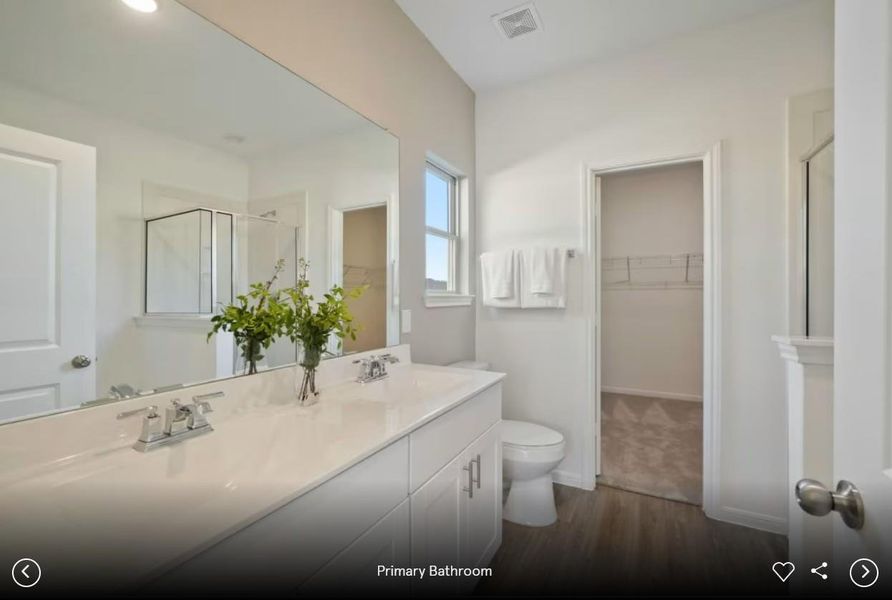 Photo of Centex model home with same floor plan, not of actual home listed.