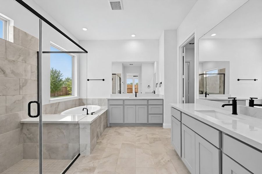 Furnished interior view inside a new home in South Oak, Lakewood Village (Image 8). Furnished interior view inside a new home in South Oak, Lakewood Village (Image 8).
