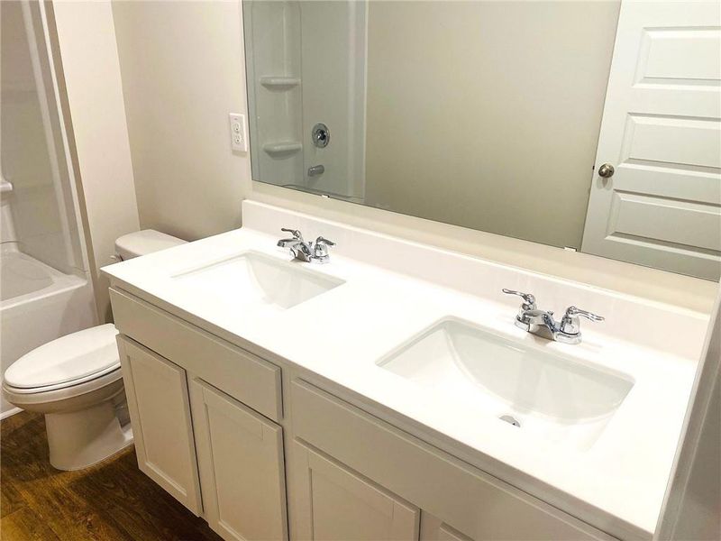 Furnished interior view inside a new home in Preserve at Dove Creek, Statham (Image 5).