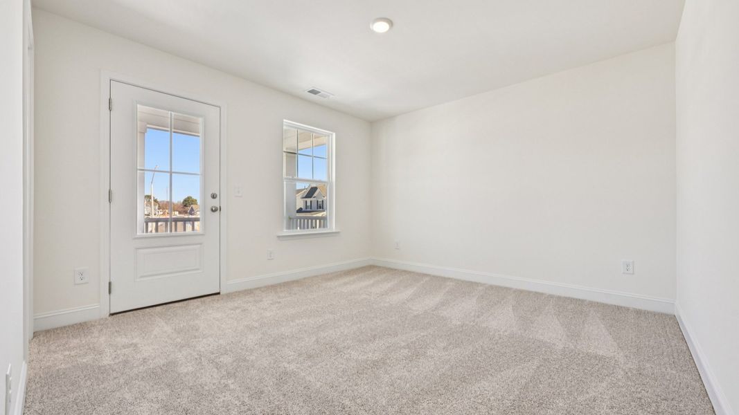 Representative furnished interior of a home built from the Burton by DRB Homes in Sidney Creek Single Family, Zebulon (Image 43). Representative furnished interior of a home built from the Burton by DRB Homes in Sidney Creek Single Family, Zebulon (Image 43).