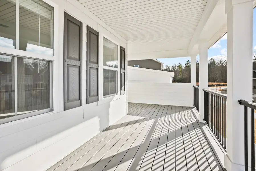 Exterior details and patio area of a home in Forest Creek, Waxhaw (Image 3).