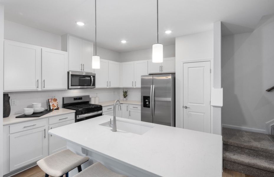 Furnished interior view inside a new home in Carpenter Falls, Durham (Image 7).