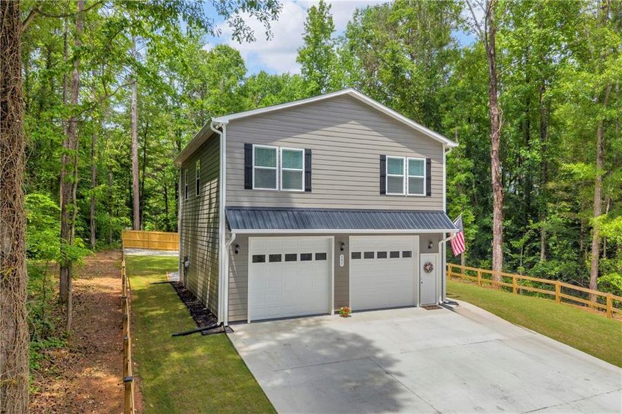 Front exterior of a new home in , Lavonia, GA, highlighting curb appeal (Image 25).