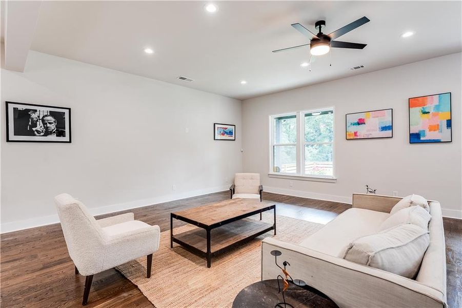 Furnished interior view inside a new home in , Atlanta (Image 7).
