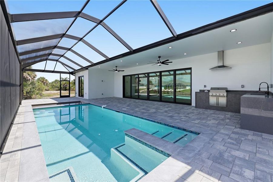 Exterior details and patio area of a home in , Port Charlotte (Image 21). Exterior details and patio area of a home in , Port Charlotte (Image 21).
