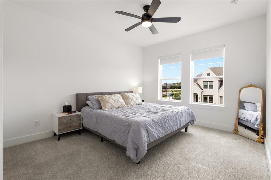 These secondary bedrroms are HUGE!!