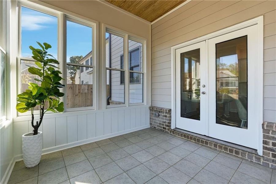 Exterior details and patio area of a home in , Sugar Hill (Image 4). Exterior details and patio area of a home in , Sugar Hill (Image 4).