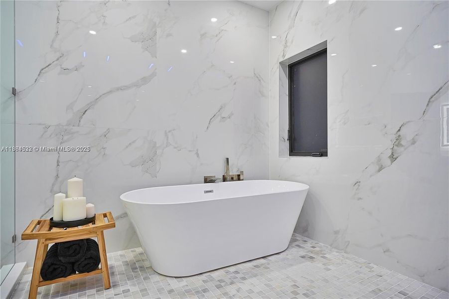 Furnished interior view inside a new home in , Miami (Image 16).