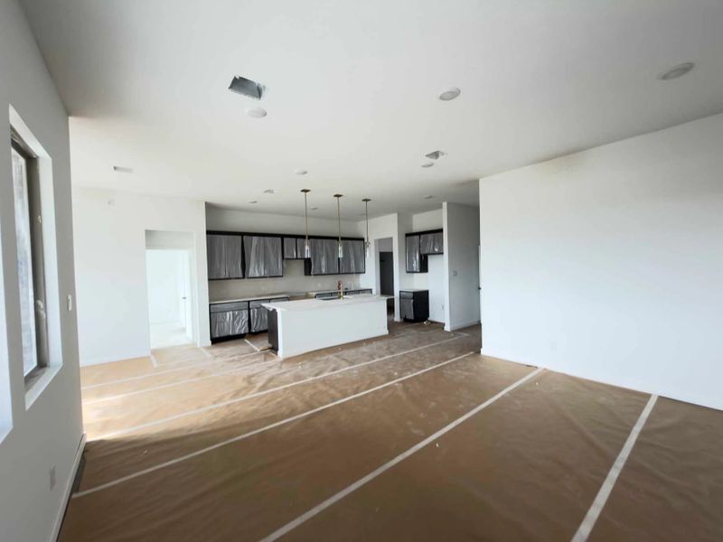 Kitchen Construction Progress featuring the Oxford Collection