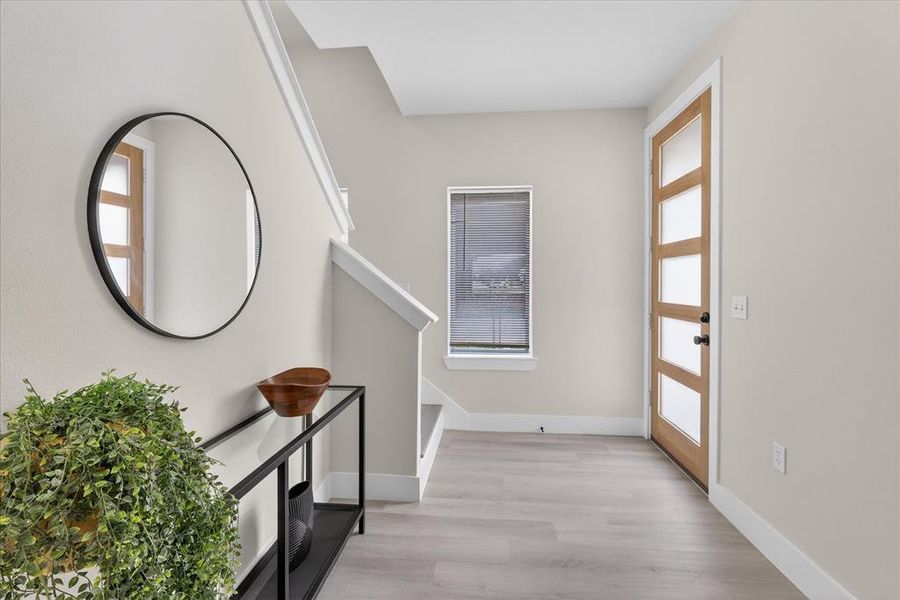 Furnished interior view inside a new home in , Dallas (Image 30).