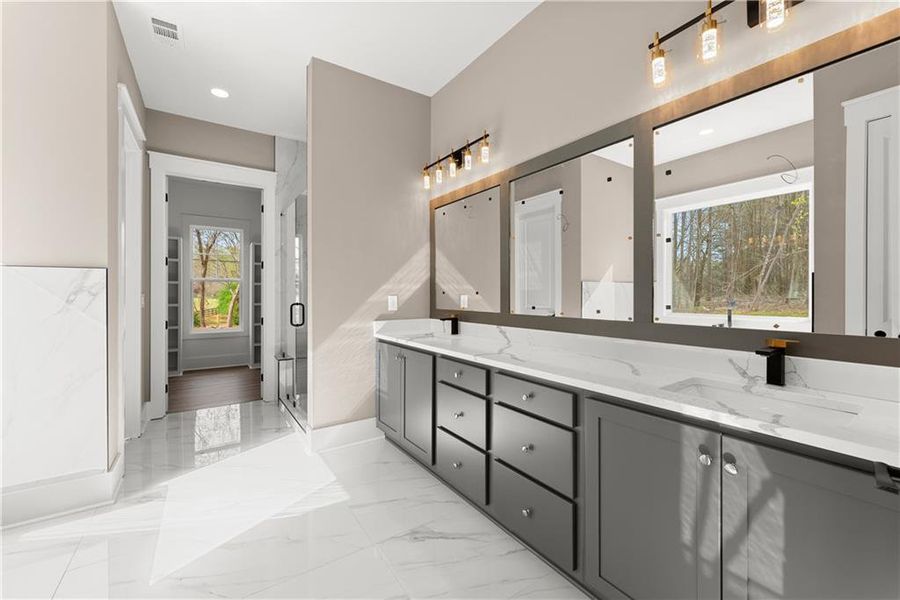 Furnished interior view inside a new home in , Ball Ground (Image 13).