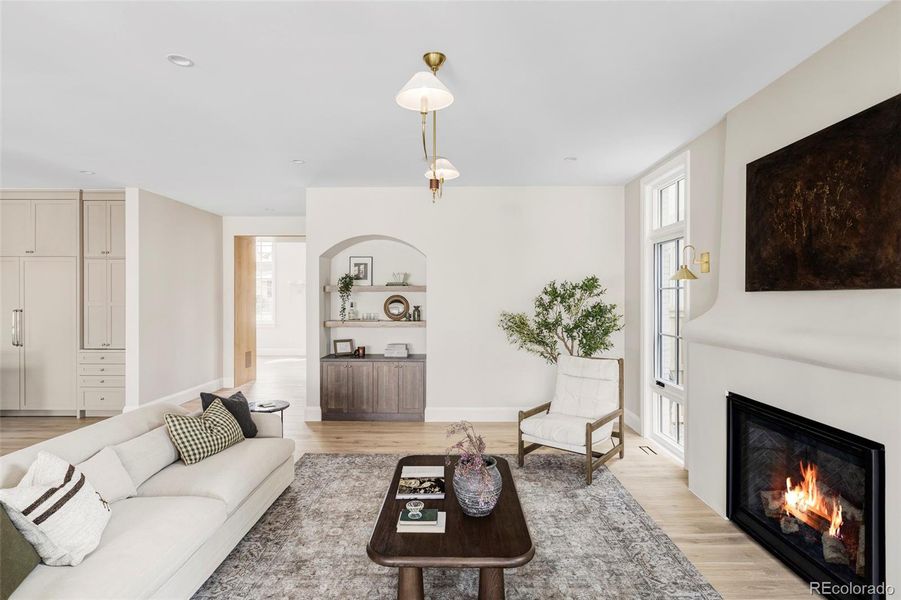 Furnished interior view inside a new home in , Denver (Image 12).