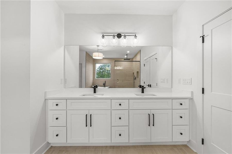 Furnished interior view inside a new home in , Hoschton (Image 7).