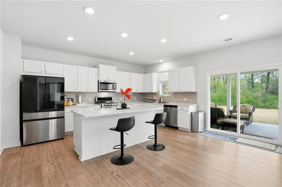 Furnished interior view inside a new home in Ellorie Estates, Dawsonville (Image 12).