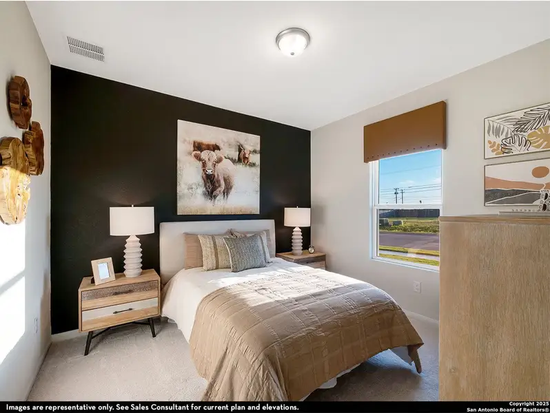 Furnished interior view inside a new home in Garden Grove, San Antonio (Image 5).
