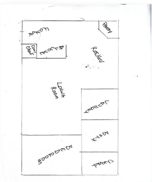 2D floor plan layout of this home in , Fairmount, GA (Image 3).