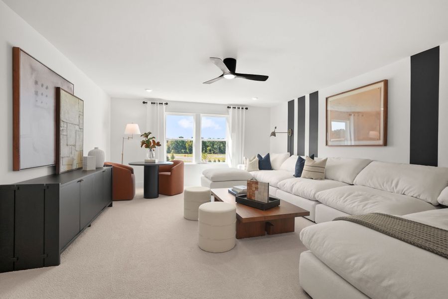 Representative furnished interior of a home built from the Renown by Del Webb in Del Webb Carolina Ridge, Midland (Image 71).