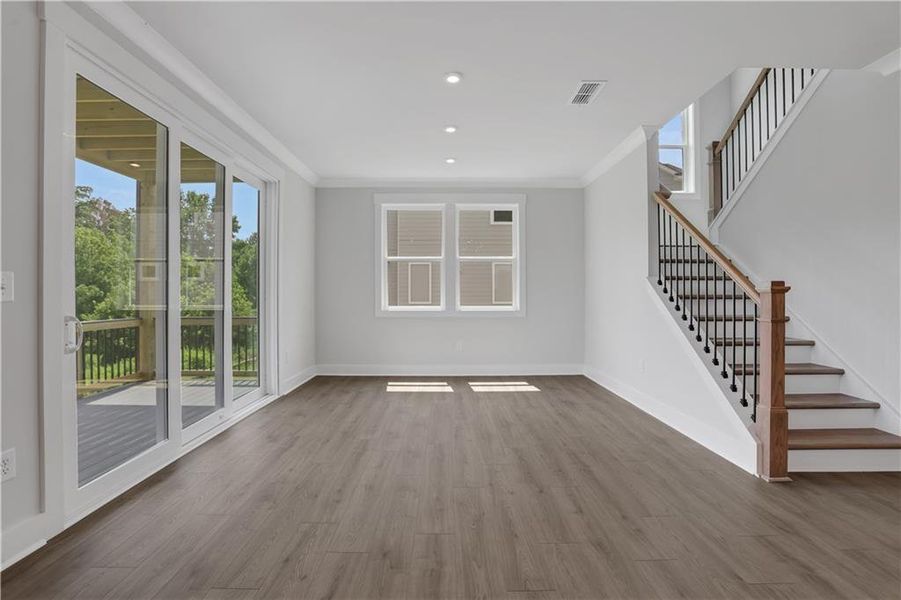 Spacious, unfurnished interior of a new home in Hopewell Reserve, Cumming (Image 15).