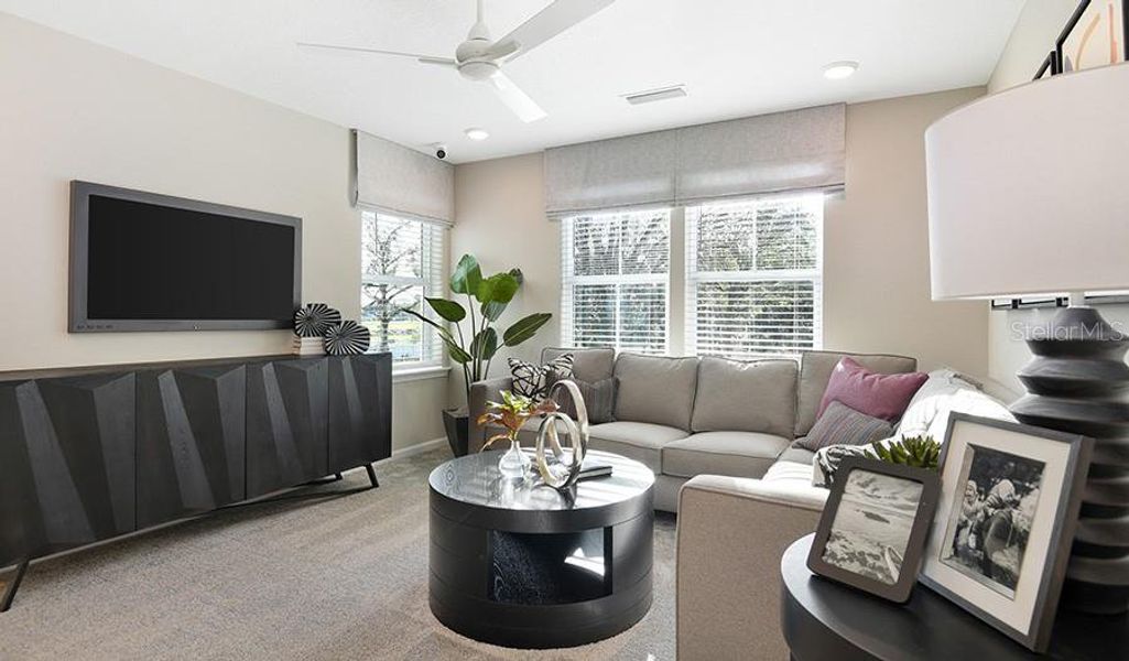 Furnished interior view inside a new home in Seasons at Shores of Lake Dell, Dundee (Image 6).