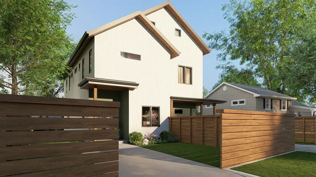 Front exterior of a new home in , Austin, TX, highlighting curb appeal (Image 5).