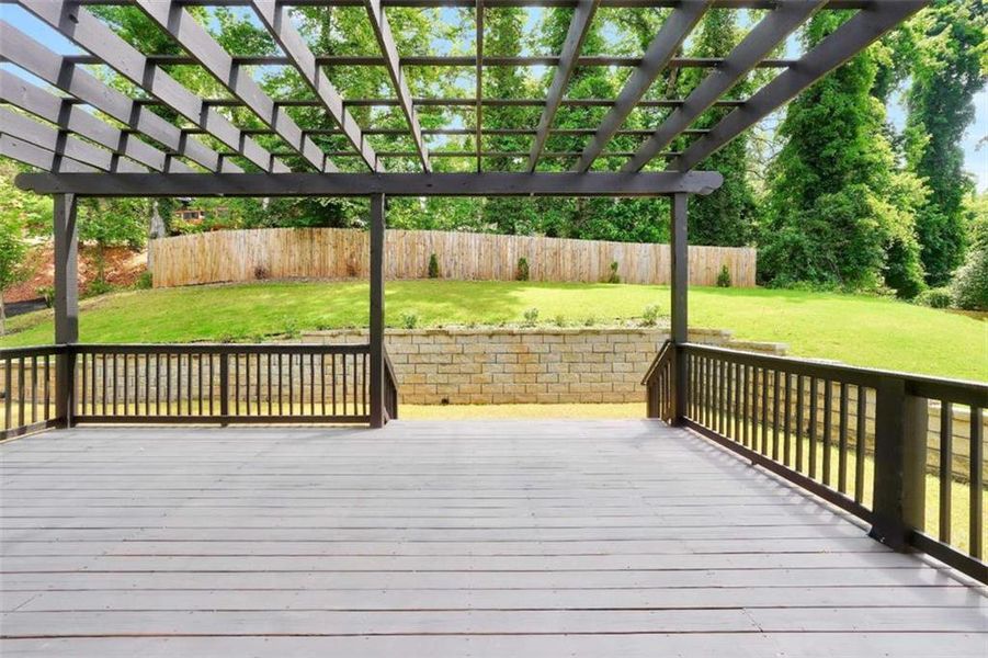 Exterior details and patio area of a home in , Atlanta (Image 34).