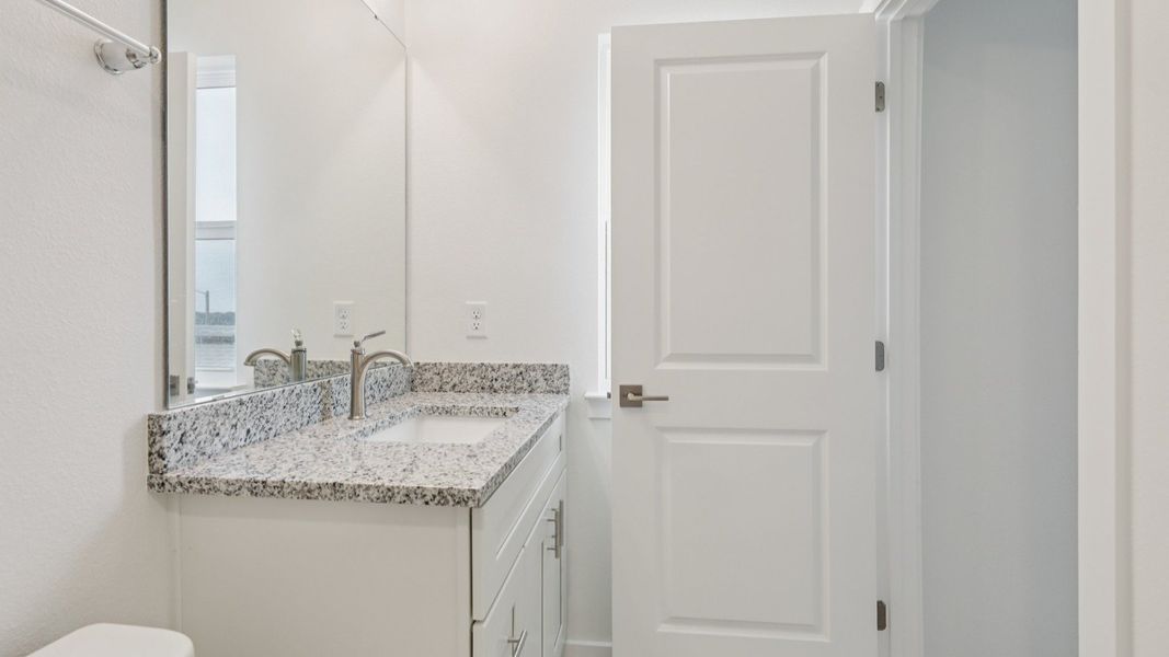 Secondary Bathroom in the Naples Floor Plan by DRB Homes Secondary Bathroom in the Naples Floor Plan by DRB Homes