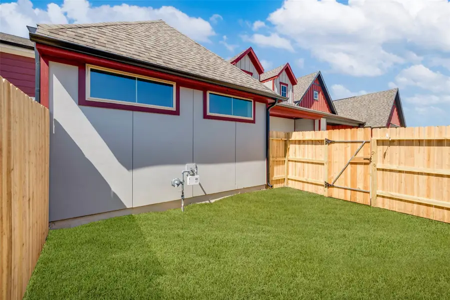 Exterior details and patio area of a home in , Sealy (Image 3).