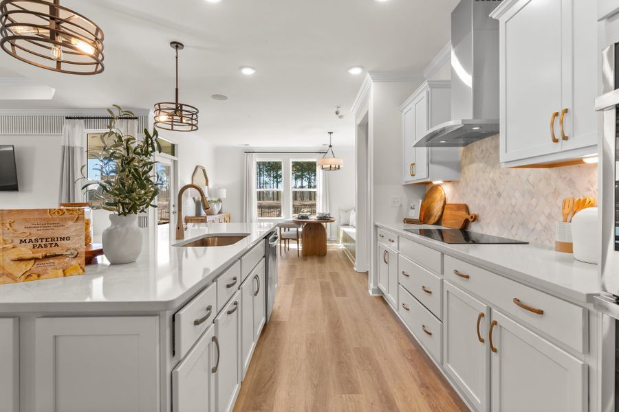 Representative furnished interior of a home built from the The Seashore Multigen by Chesapeake Homes in Coastal Club of the Carolinas, Calabash (Image 7).