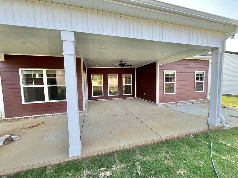 Nice deep porch